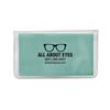 IMPRINTED Aqua Premium Microfiber Cloth-In-Case (100 per box / Minimum order - 5 boxes)  
